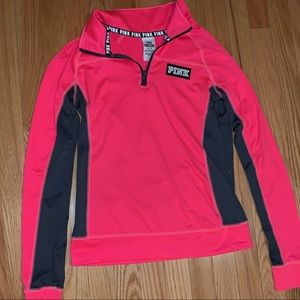 Pink pullover hoodie